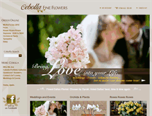 Tablet Screenshot of cebollafineflowers.com